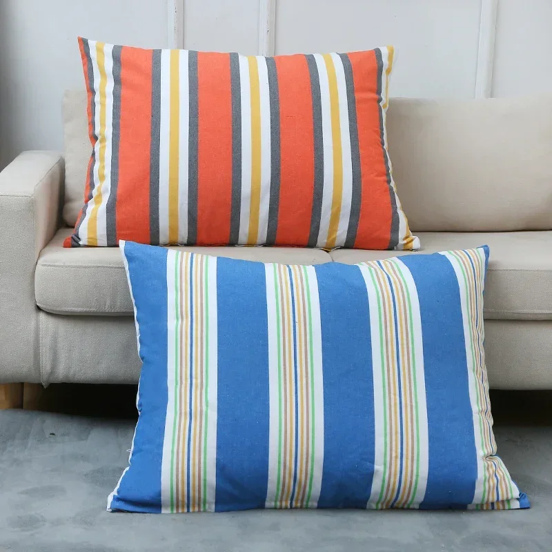 Полосатая наволочка для подушки 50x7 0/60x8 0 см декоративная дивана в гостиную