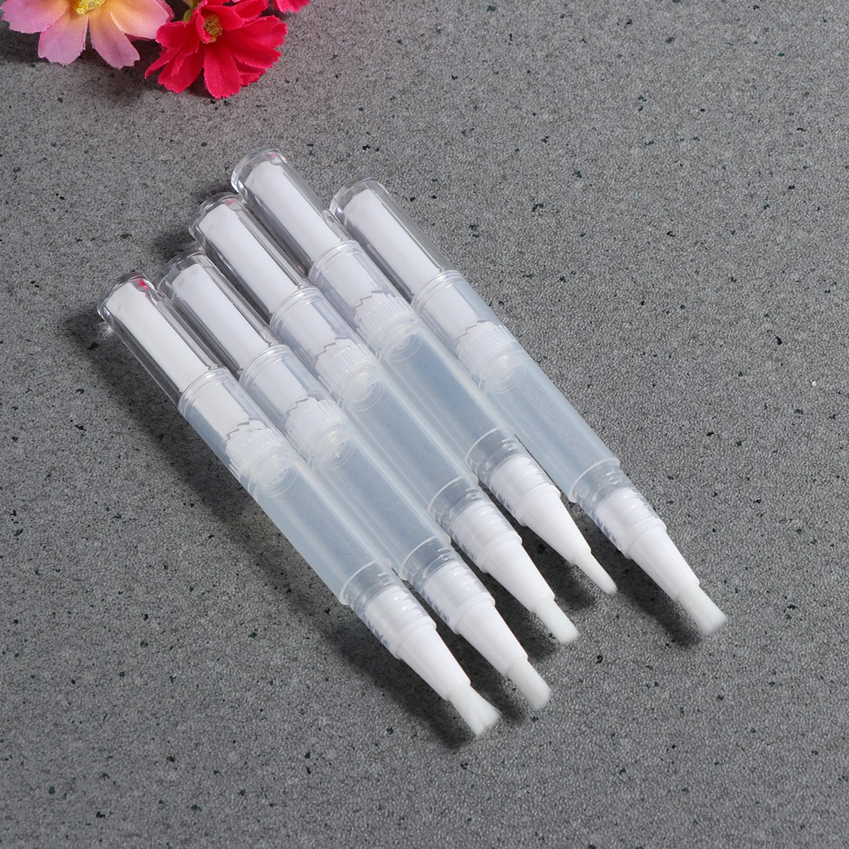 5 шт. 3 мл прозрачные ручки пустая масляная ручка для ногтей с контейнером