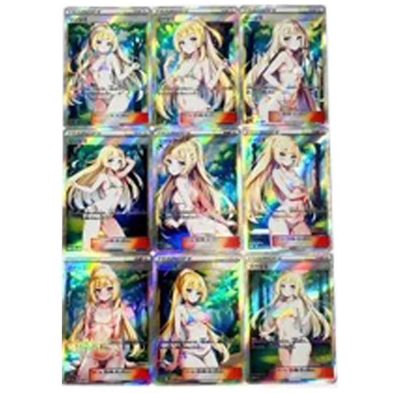 9 шт./набор Детские открытки для игры Покемон