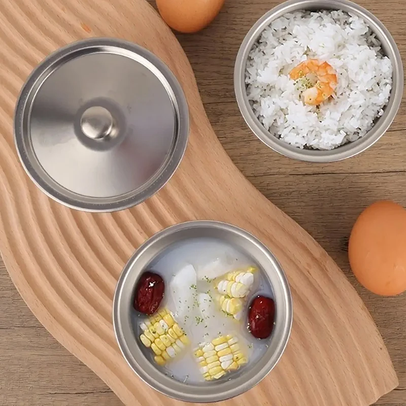 Миска для яиц на пару из нержавеющей стали Рамен рис фруктовый салат миски