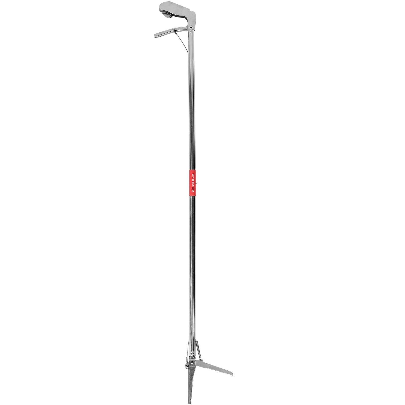 

Snake Catcher Clips Grabber Stainless Steel Tongs Turntable Folding Stick Reptile