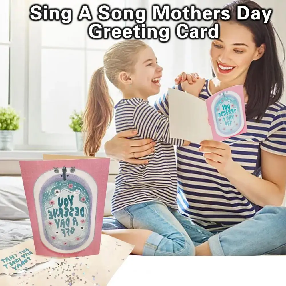 

Unique Letters Smooth Writing Mother's Day Endless Mom Greeting Card Eye-catching Mother's Day Card Festival Supplies
