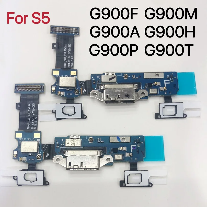 Зарядный гибкий кабель для Samsung Galaxy S5 G900T / G900P Микрофон Mic USB зарядное устройство порт разъем док-разъем