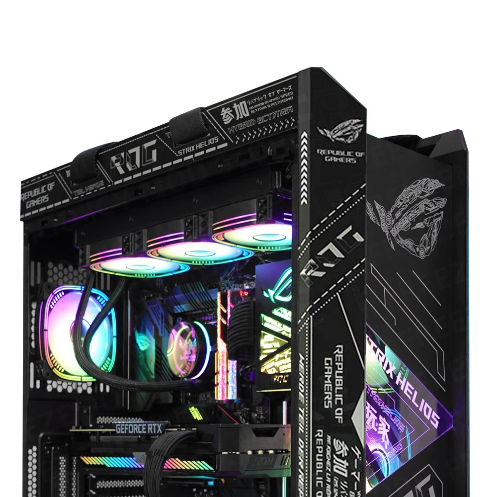 Наклейка на чехол ROG Strix Helios ASUS GX601 наклейки шасси для геймеров украшение сделай