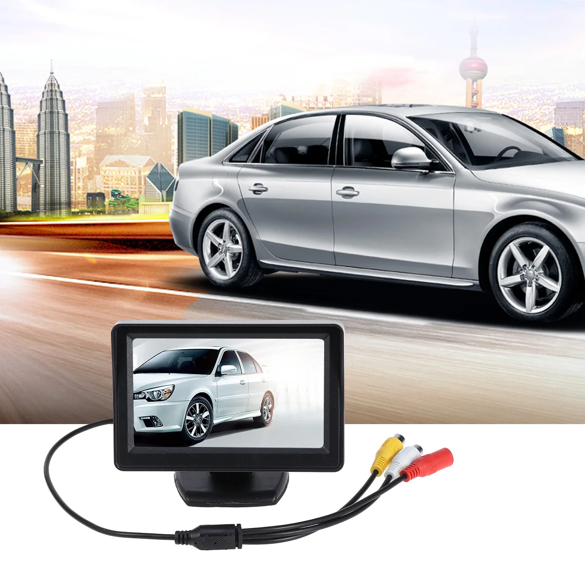 

4.3 Inch TFT LCD Monitor Car Rear View System Reverse Night Vision Backup Camera Kit