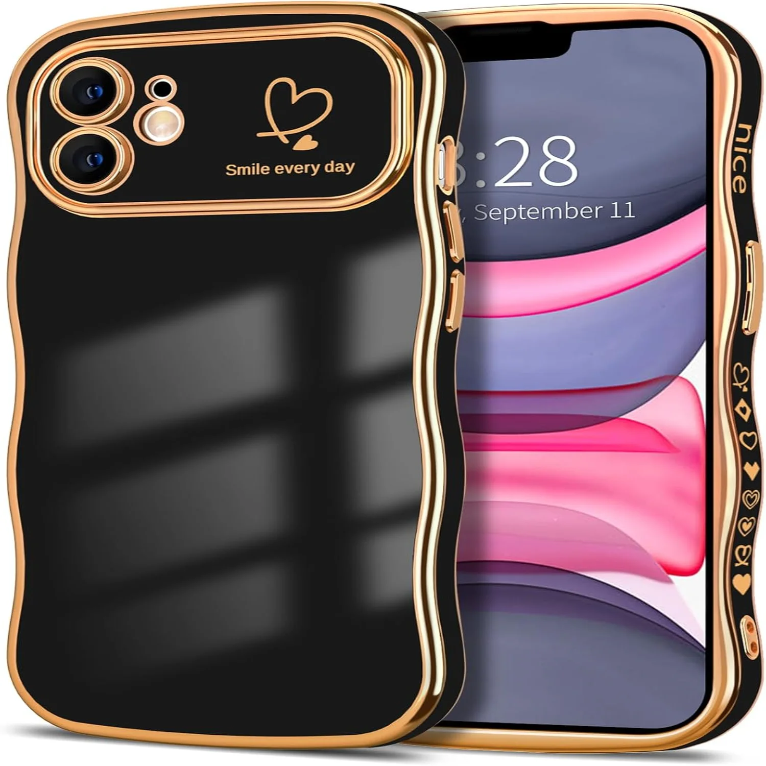 Чехол для 14 Max милые чехлы телефонов в форме кудрявой волны тонкие роскошные