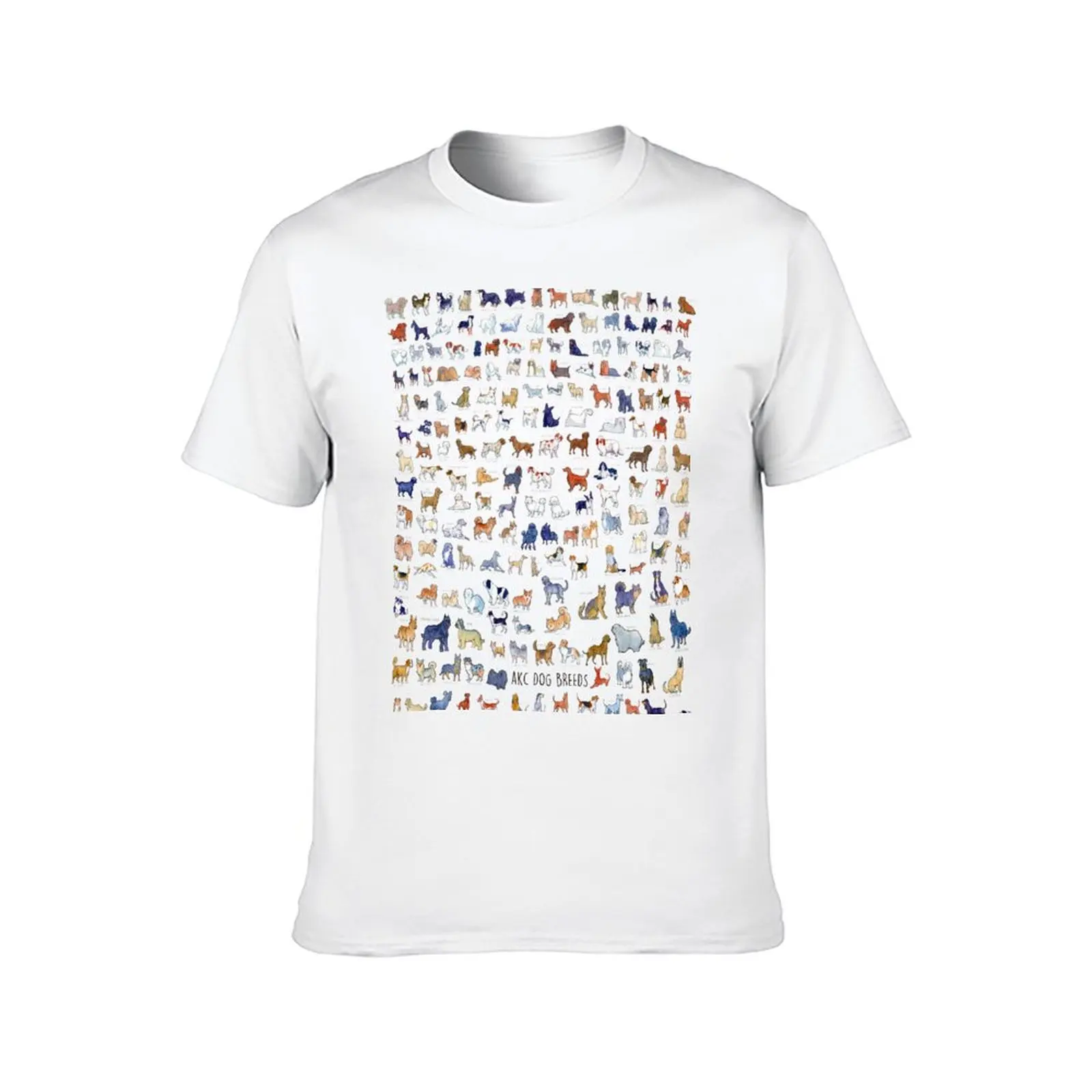 Футболка Every AKC Dog Breed экстетическая одежда рубашка в стиле аниме футболки на заказ