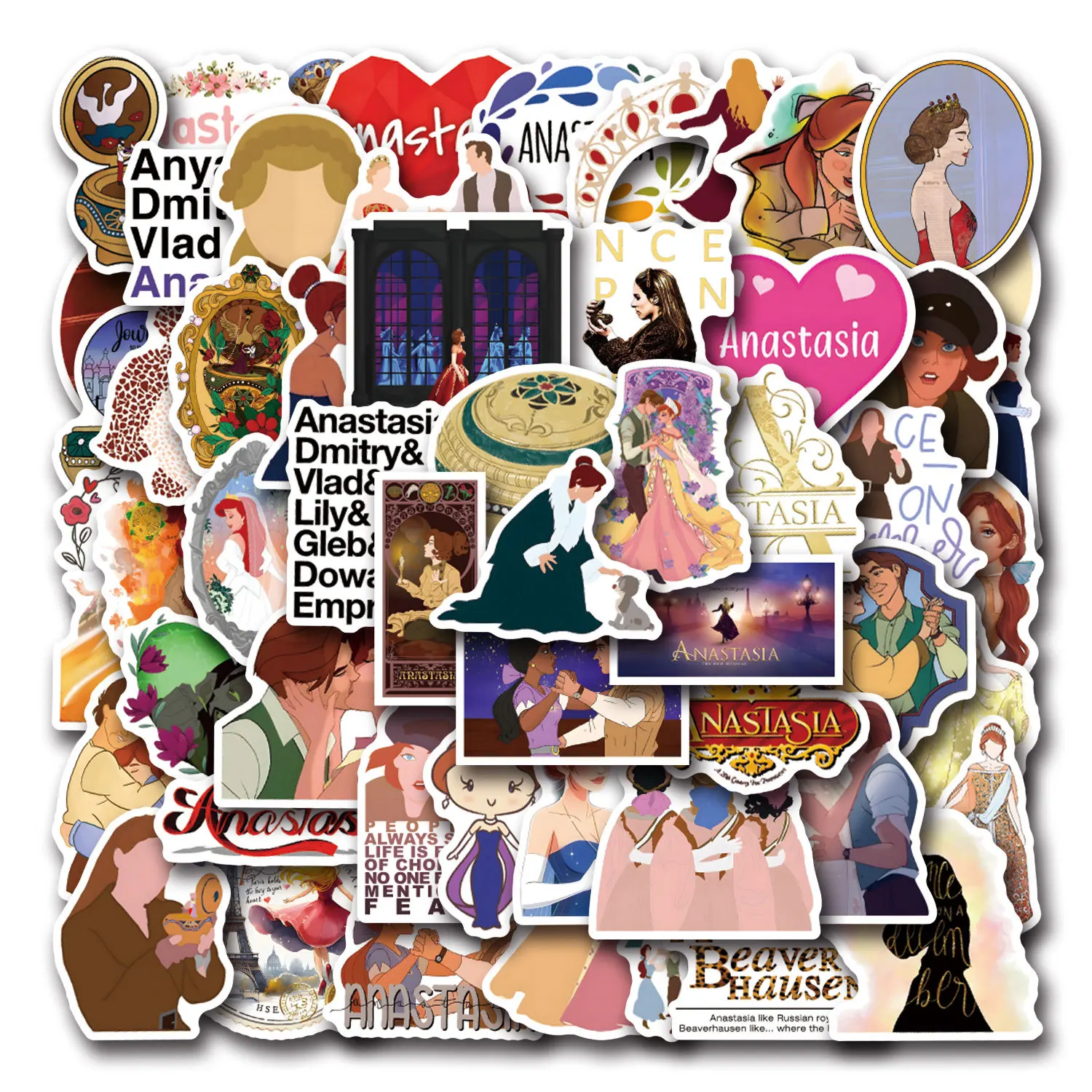 10/30/55 шт. Мультяшные наклейки с граффити