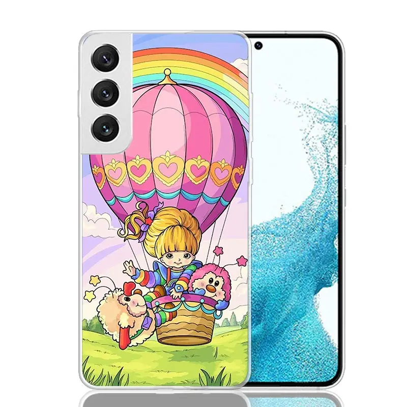 Чехол для телефона R-Rainbow Cute Brite Samsung Galaxy S23 S24 S25 Ultra S20 FE S21 + S22 Plus S10 с мягким принтом