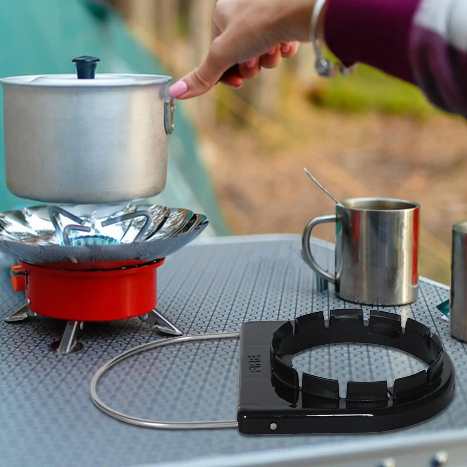 

Складной стабилизатор воздушного бака, фитинги, сменная база, Универсальная Портативная для сада