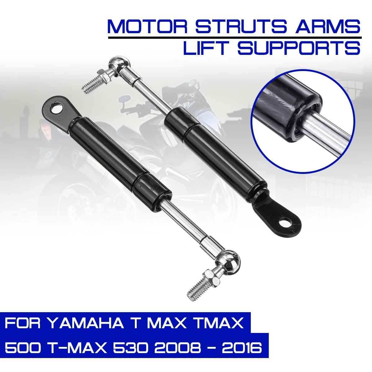 

Motorcycle Scooter Seat Strut Adjust Adjuster Shock Lift Bar Support Props Arm For Yamaha T MAX TMAX 500 T-MAX 530 2008-2016