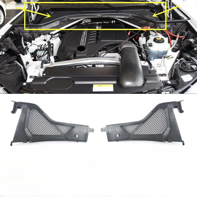 

Engine Compartment Cabin Filter Cowl Cover for BMW X5 X6 F15 F16 2014-2019