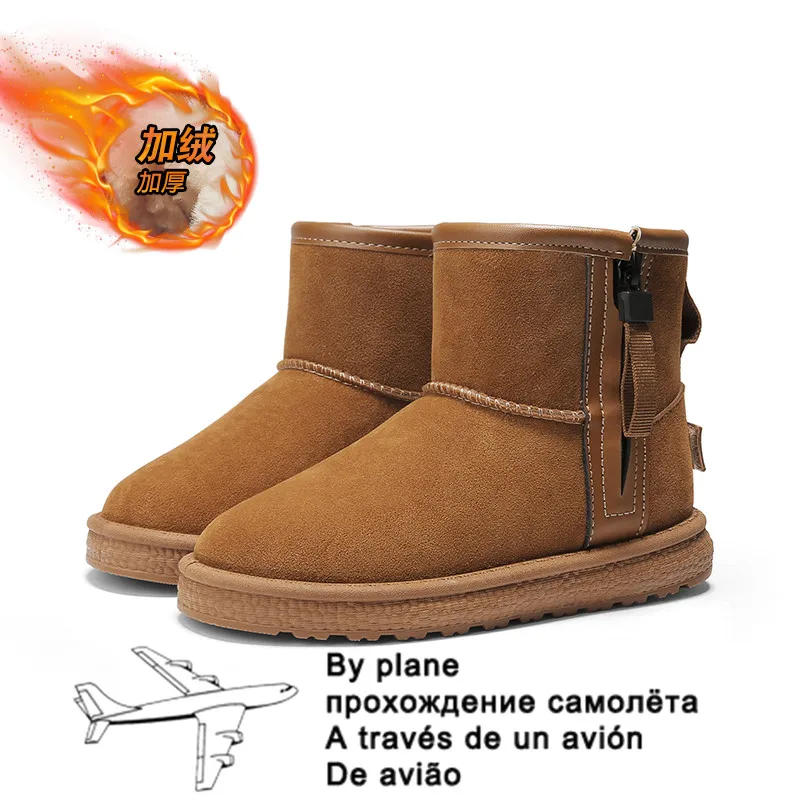 

30% Real Wool Winter Warm Baby Shoes Waterproof Children's Snow Boots -30 Degree Keep Warm Girls Boys Snow Boots Kids Shoes
