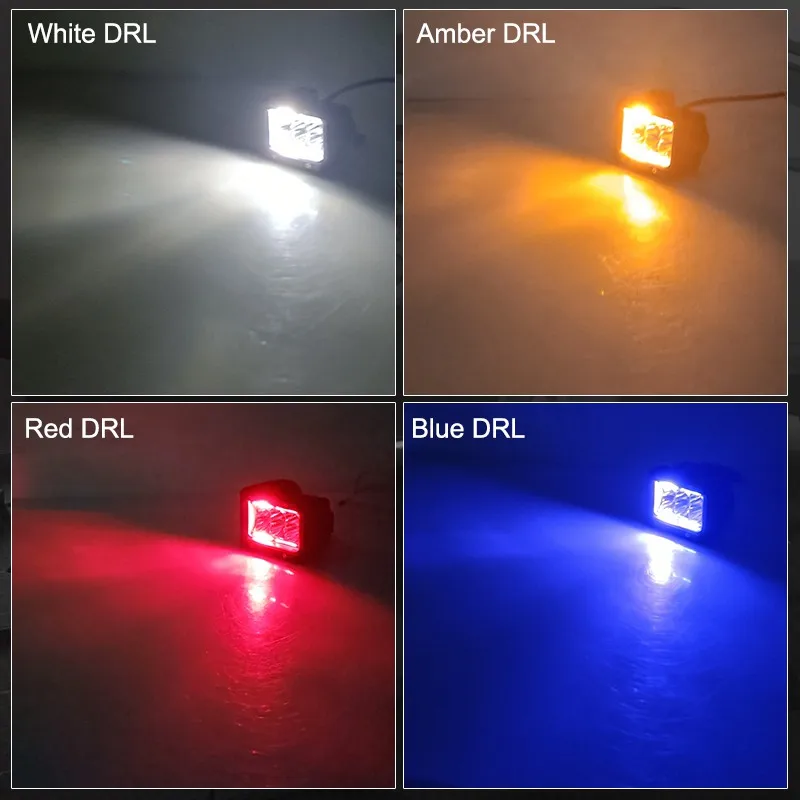 CREK 12V Автомобильная Поворотная фара 24V IP68 внедорожные рабочие фары 4-дюймовые