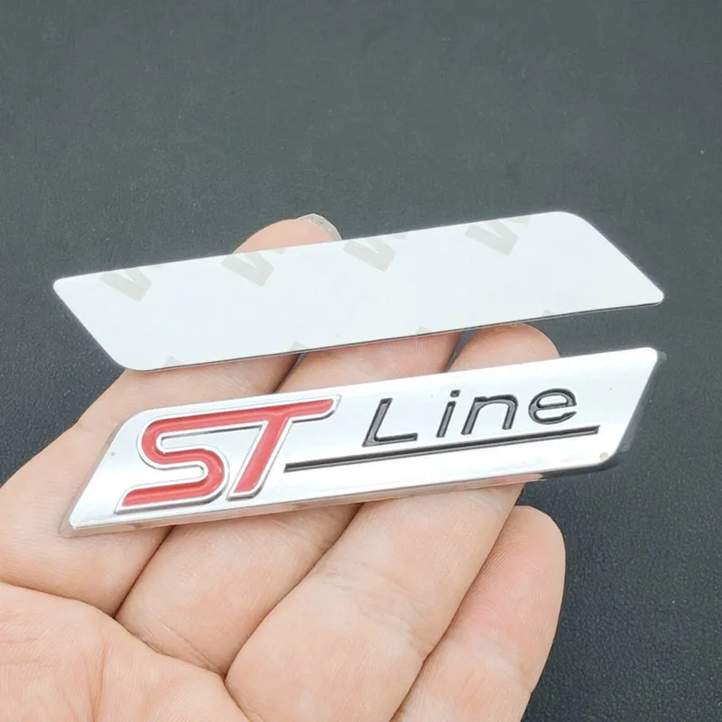 

3D Металлическая Наклейка На Автомобиль Ford STLine, Эмблема Багажника И Крыла