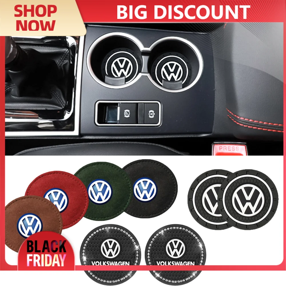 2 шт. автомобильные подставки держатель для чашки вставной коврик слот с водой