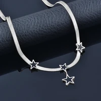leeker stainless steel necklace for women stars accessories fashion jewelry 2022 new arrival gift for girlfriend 334 lk6