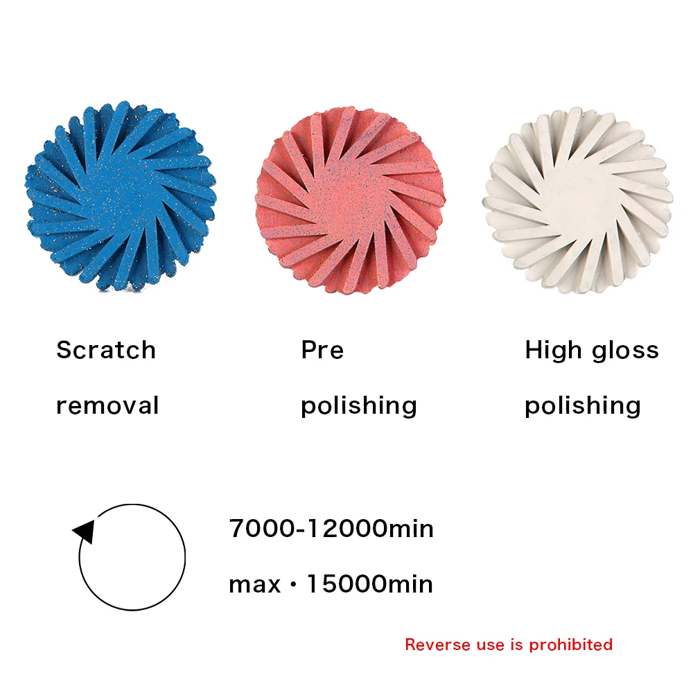 6 шт./набор резиновые диски для полировки