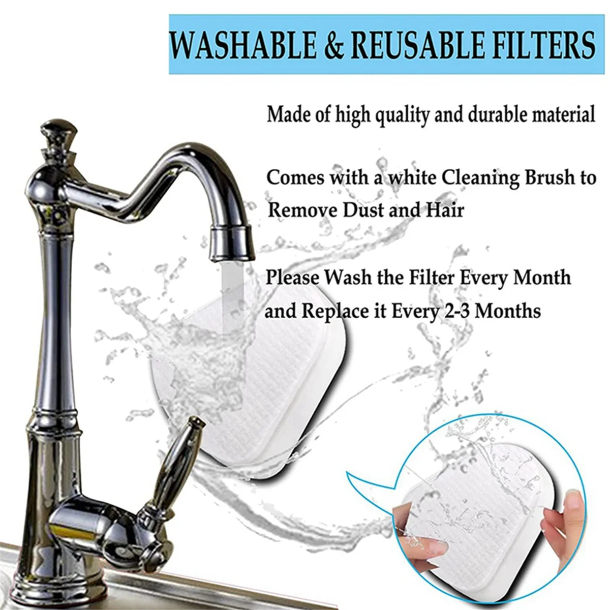 Фильтр НЕРА для пылесоса Shark сменная деталь с насадкой навигатора NV350 NV351 NV352 NV355