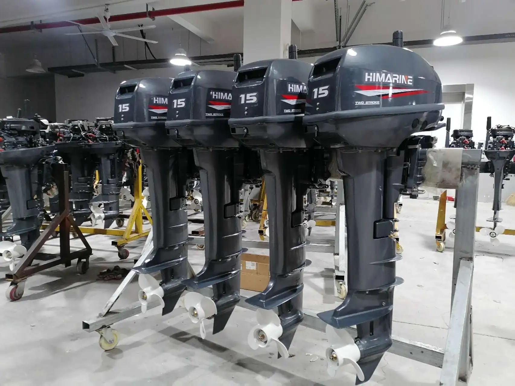 Двигатель Himarine для надувной лодки 2-тактный 9 л.с. подходит подвесных моторов Yamaha