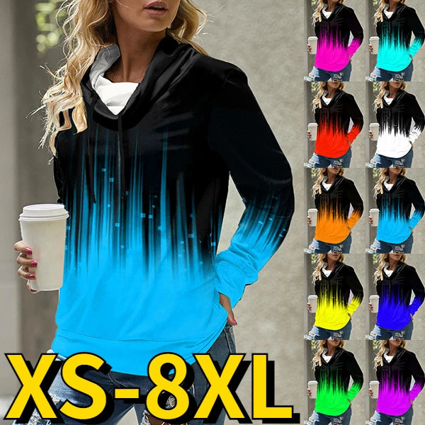 

2022 Autumn Women's New Design Printing Hoodie T-shirt Round Neck Pullover Winter Tops Elegant Sweater Retro Grace Long Sleeve