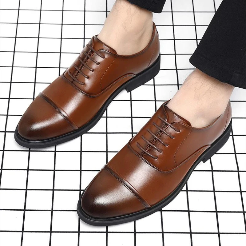 Деловые деловые туфли для мужчин увеличивающие рост свадебные повседневная