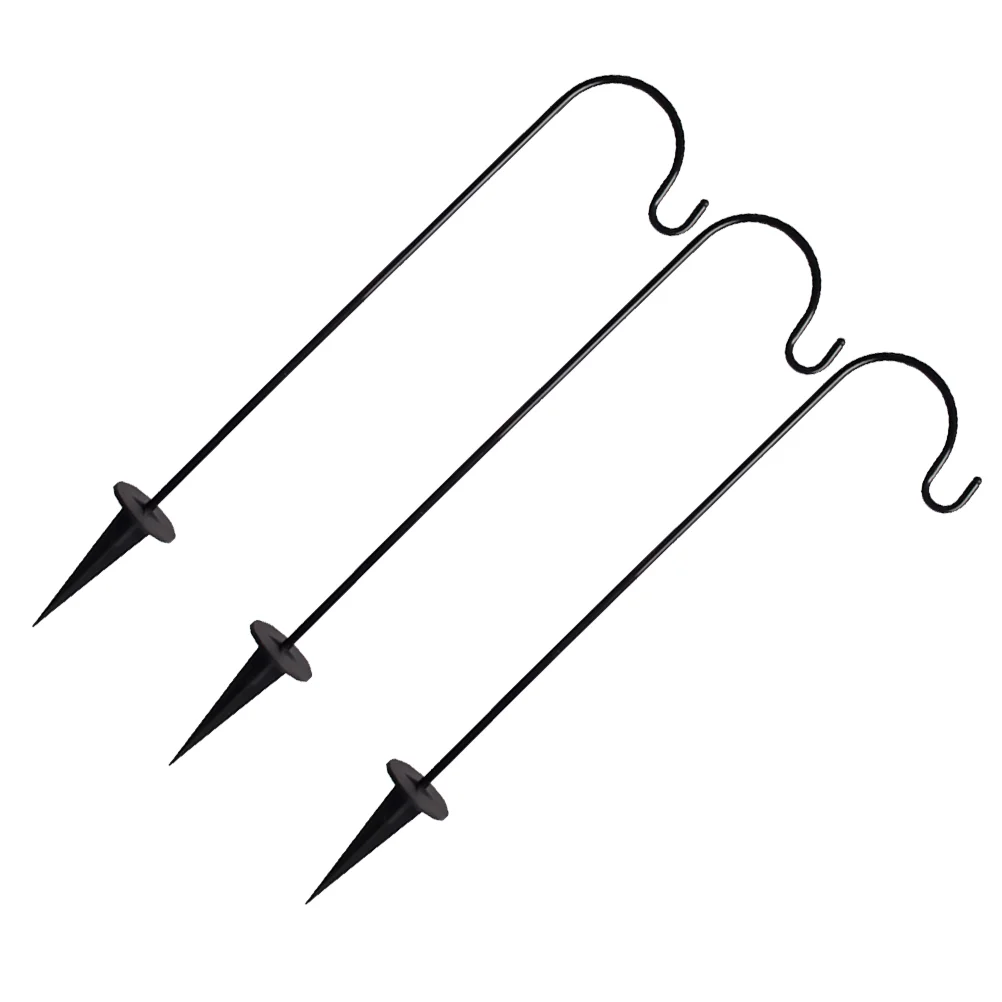 

6 Pcs Lawn Plug Hook Lantern Decor Yard Iron Garden Inserted Decorate Metal Light Hooks Stre2etlamp Hanger Hanging