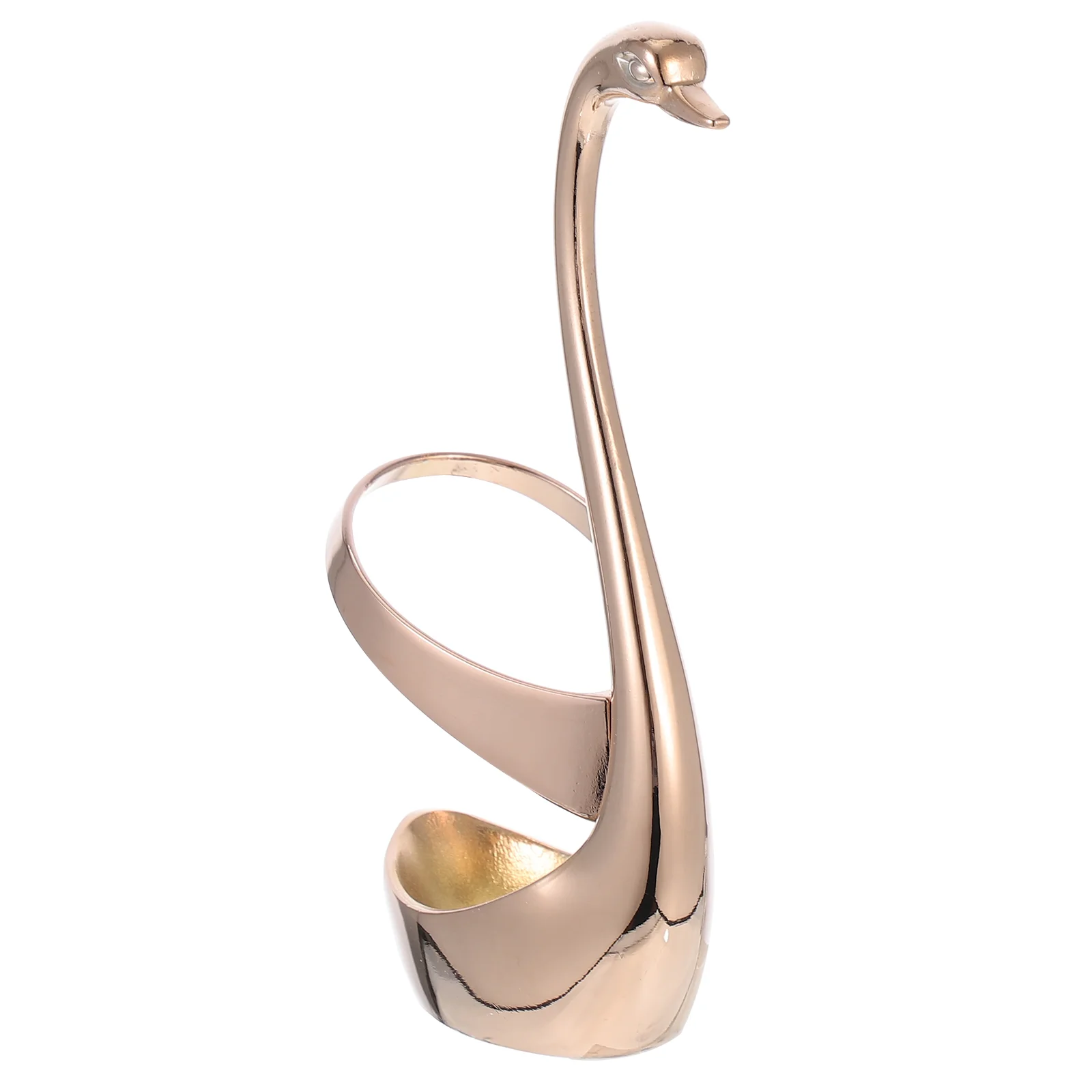 

Spoon Holder Spoons Swan Coffee Fork Dessert Base Organizer Set Utensil Tableware Storage Chopsticks Rack Gold Cutlery Flatware