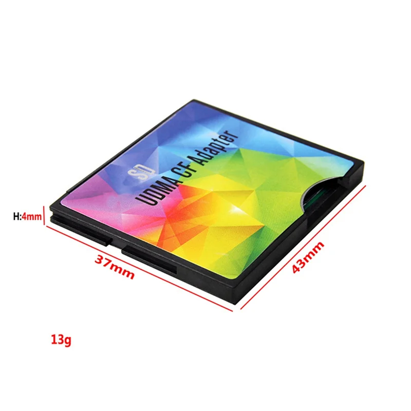 Адаптер TF-CF для Micro-SD-CF Card Sleeve поддерживает высокоскоростную камеру SDXC TF-CF. Карта