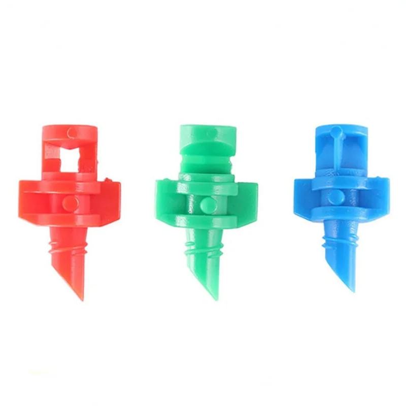 

50pcs 90° 180° 360° Angle Simple Refraction Sprinkler Nozzle Head High Quality Garden Fruit Tree Irrigation Misting Nozzle