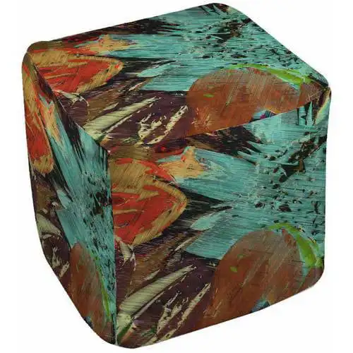 

Floragraph 6 Pouf, 18" x 18" x 18"