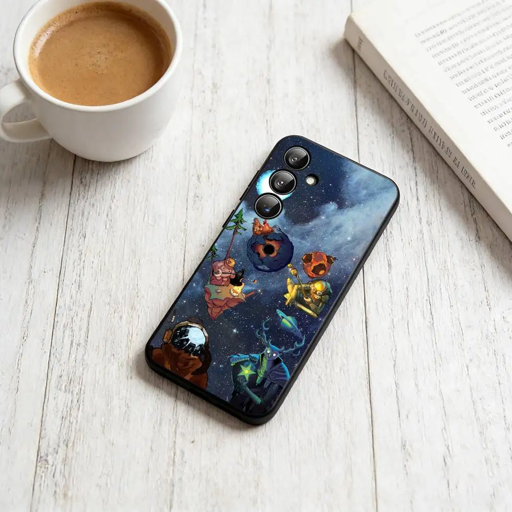 Фото Чехол для телефона O-Outer Wilds Game, черный, силиконовый, мягкий, для Samsung Galaxy A73, A72, A71, A70, A53, A52, A51 №2