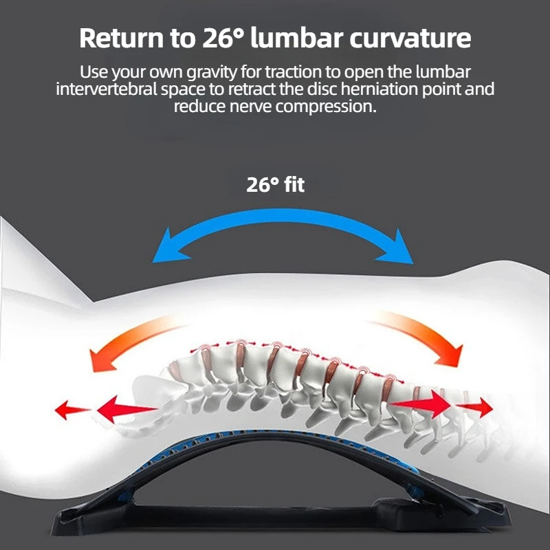 Магнитный массаж спины расслабляющий носилки для мышц корректор осанки растяжка