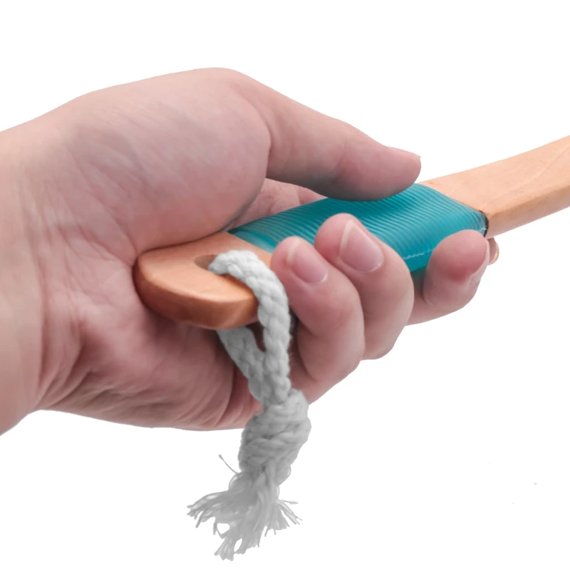 Губка из люфы скребок для спины отшелушивающая щетка ванны и душа с длинной