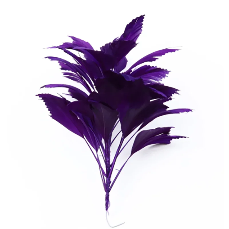 

Colorful Goose Feathers Trim Flower Corsage DIY Wedding Headdress Decoration Carnival Clothes Accessories Plumes Crafts