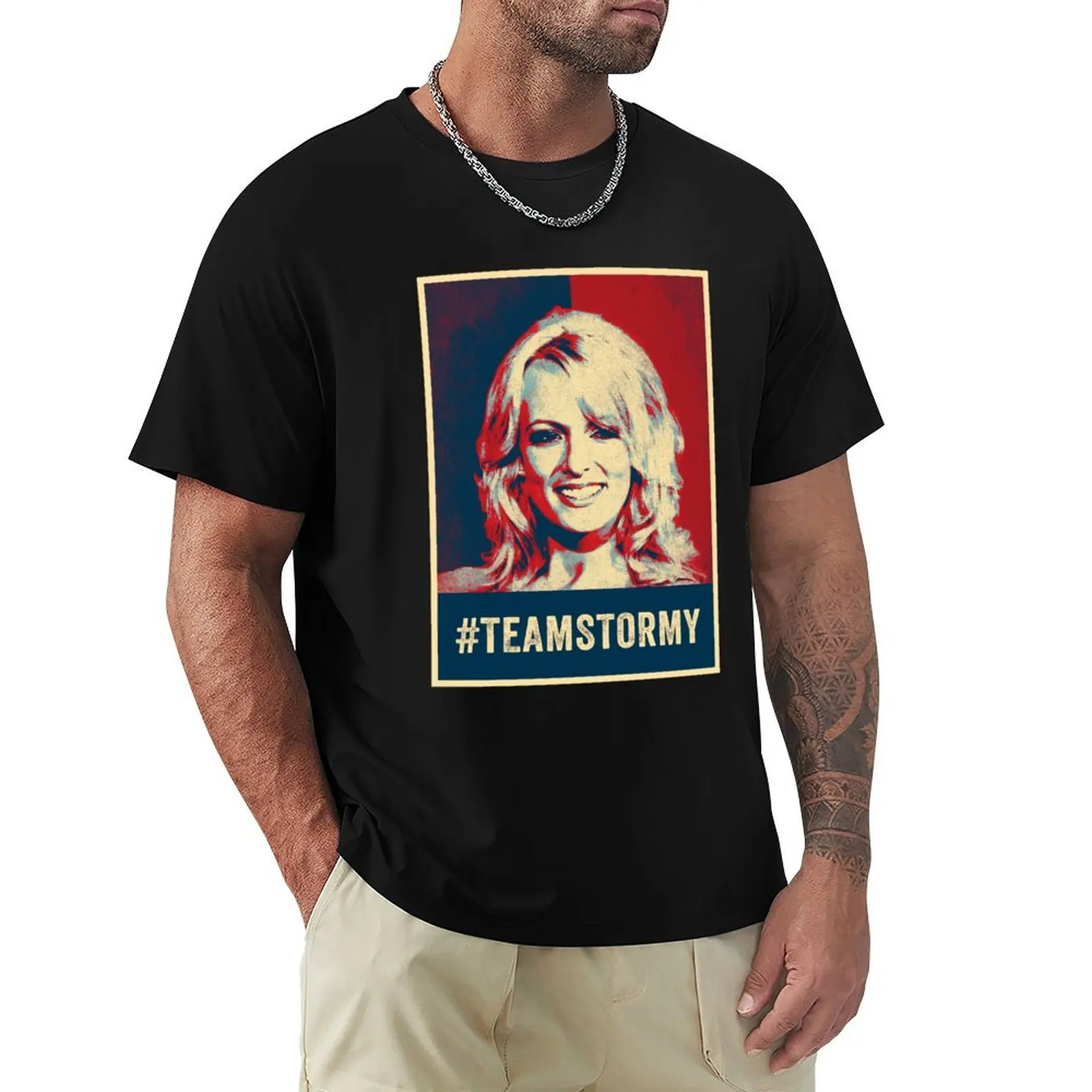 Team Stormy Daniels Винтаж Ретро # Футболка TeamStormy футболка большого размера с рисунком