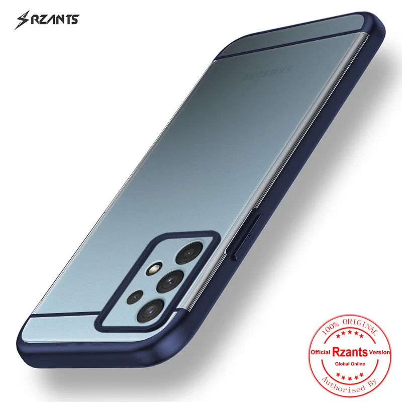 

Rzants For Samsung Galaxy A32 A52 A72 Simple Phone Case [White Shark] Frosted Matte Ultra thin Translucent Anti-fingerprint