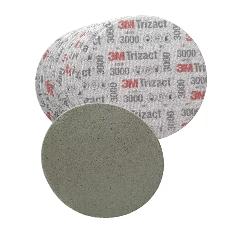 1PCS Original Authentic 6 Inch 3M P3000 Mesh P5000 Pyramid Sponge Beauty Polishing Sandpaper Car Precision Disc 02085