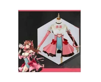 cosplay anime game ow kawaii girl pink dress costume magic girl