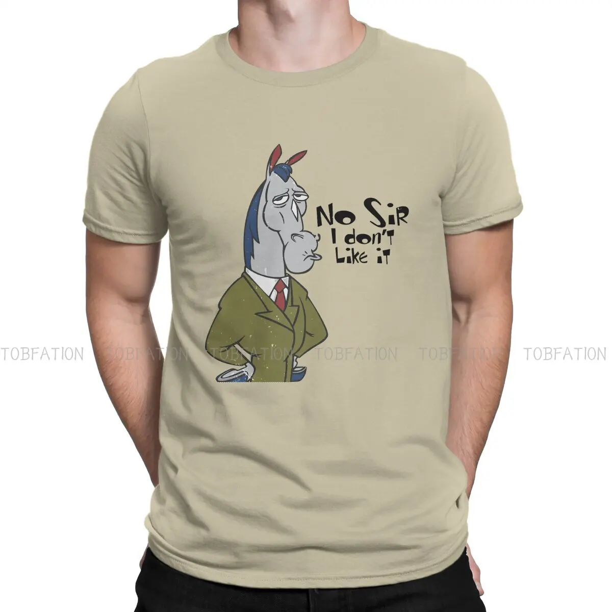 

Ren and Stimpy I Do Not Like T Shirt Classic Grunge Tshirt Oversized O-Neck Streetwear