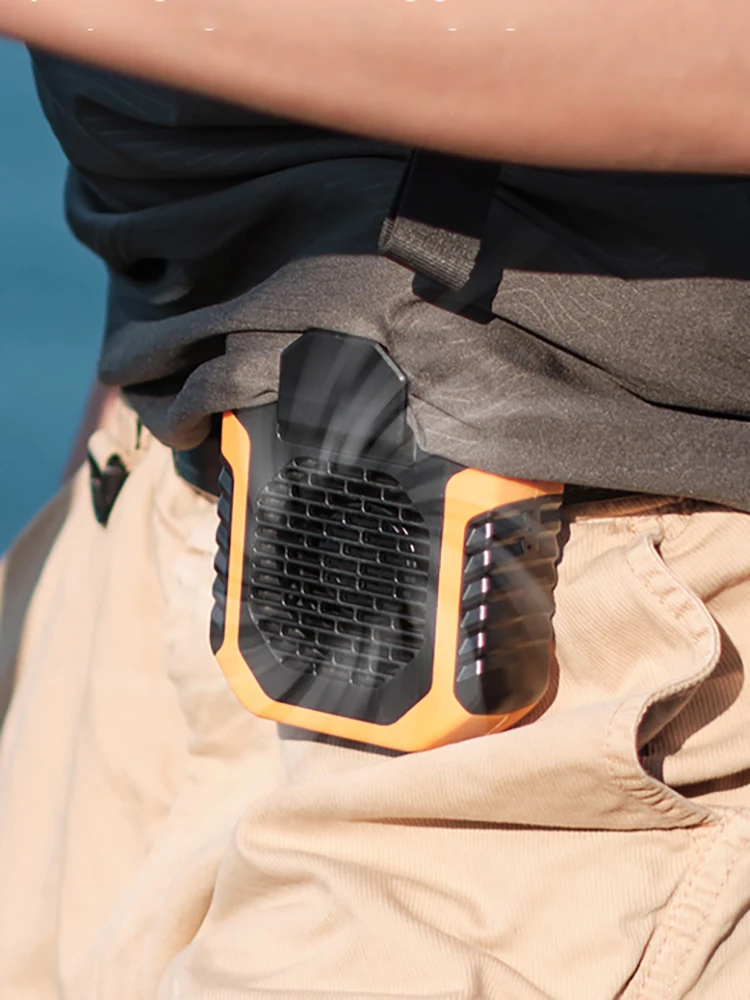 

Portable Hanging Waist Fan with Recharge Battery Ultra Quiet Wearable Electric Fan Mini Fans New USB Handheld Air Conditioner