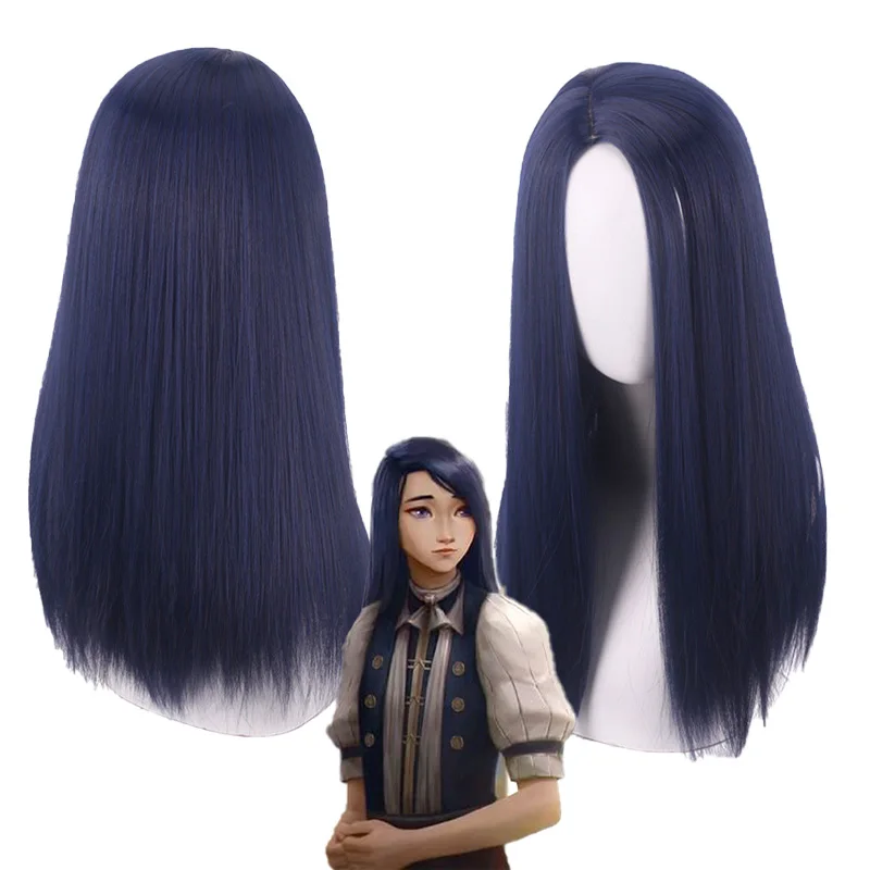 

Game The Sheriff of Piltover Wig Arcane Caitlyn Cosplay Role Play Costume Props Heat Resistant Synthetic Hair Women Halloween