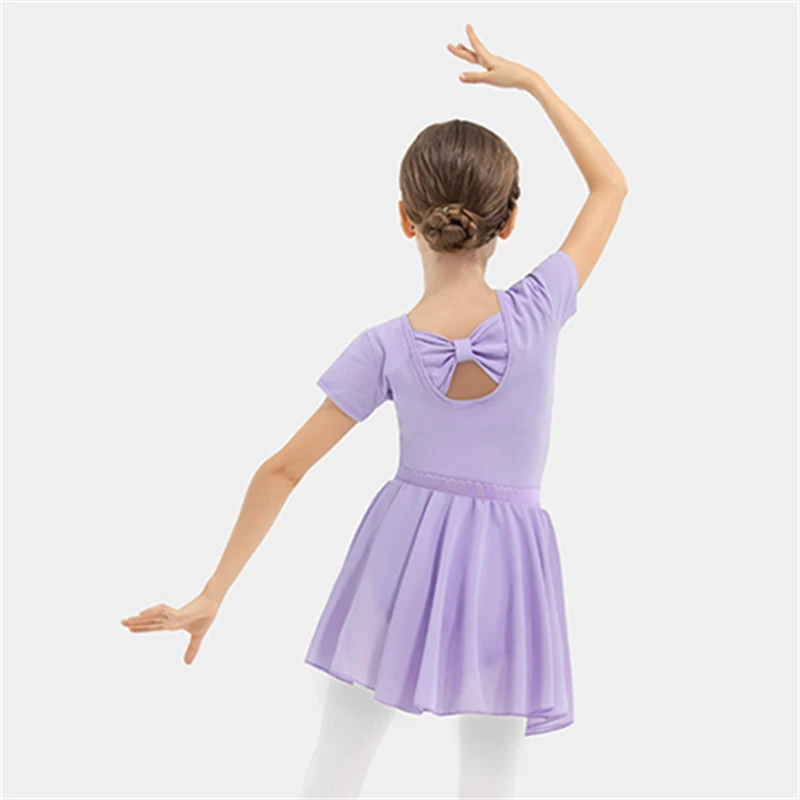 Балетное трико для девочек со съемной юбкой Классический комплект танцев и