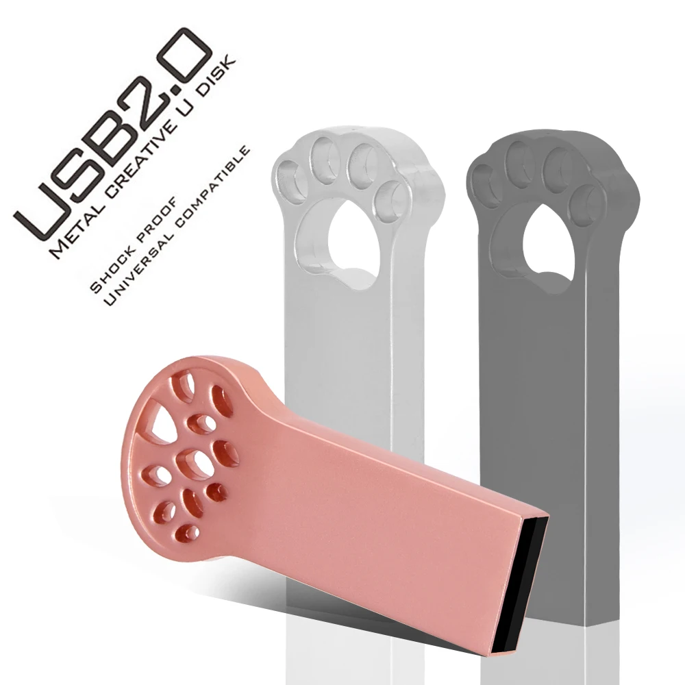 

New Super Metal Usb Flash Drive 4G 8G 16G Pen Drive 32GB High Speed Memory Stick U Disk 64G Pendrive 2.0 Memoria Usb for gift