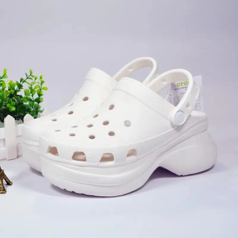 

Dongdong Shoes Women's Summer Outwear 2021 New Fashion Women's Shoes Thick Sole Elevated Beach Shoes Cloud Cool Slippers Summer