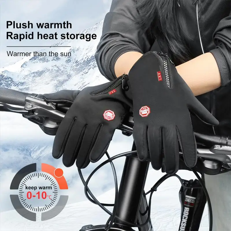 

Winter Outdoor Gloves Skiing Gloves Professional Hand Protection Touch Tip Glove Touch Screen GlovesWear-resistant Bike Gloves