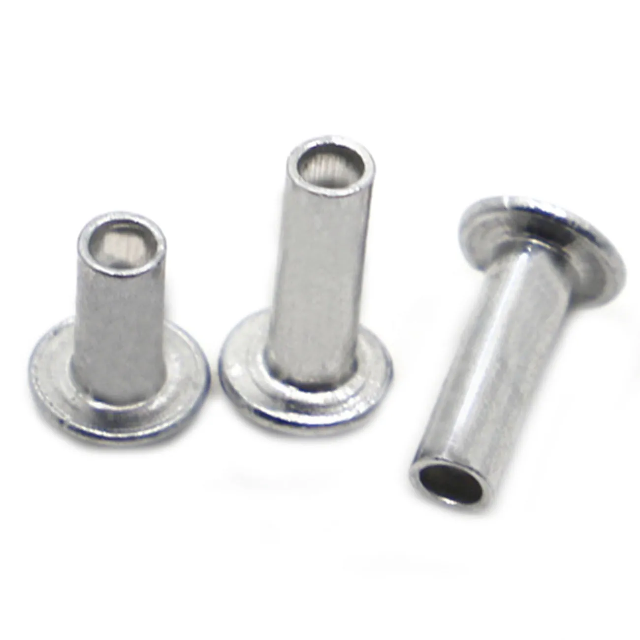 

10-50pcs M2 M2.5 M3 M4 M5 M6 GB873 Aluminum Round Flat Button Truss Head Half Semi Hollow Rivet Diameter 2mm 3mm 4mm 5mm 6mm