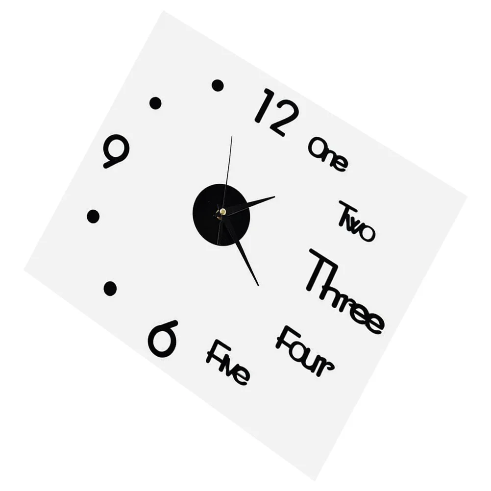

Wall Adhesive Clock Wall Decorative Clock Round Adhesive Clock Home Modern Clock
