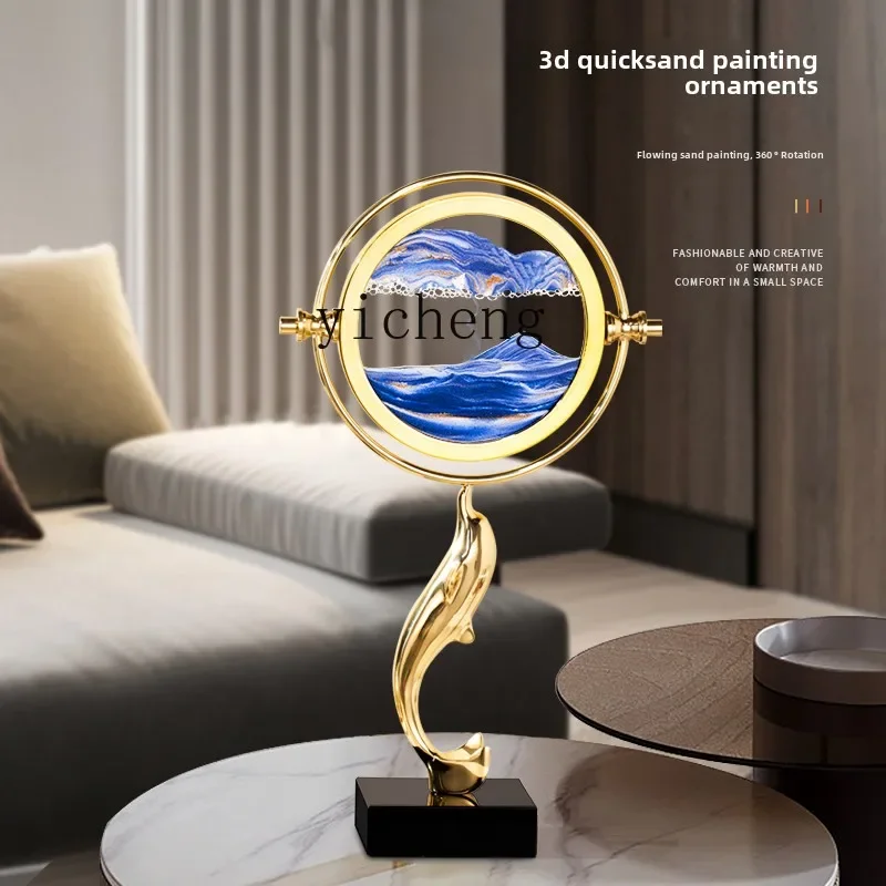 Звс. Легкий роскошный зыбучий песок украшение для гостиной крыльца ТВ-шкафа