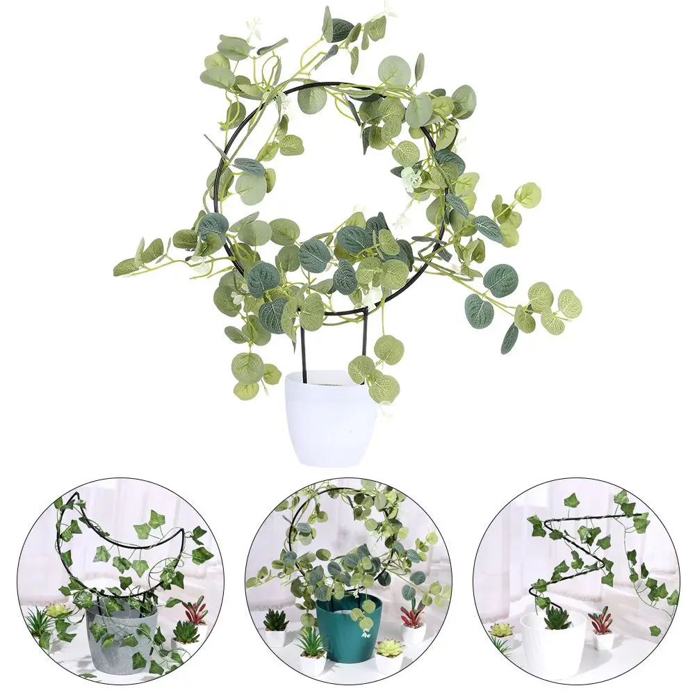 

Garden Plant Support Climbing Frame Multi-shaped Iron Art Metal Indoor Outdoor Fixing Rod Garden Modeling